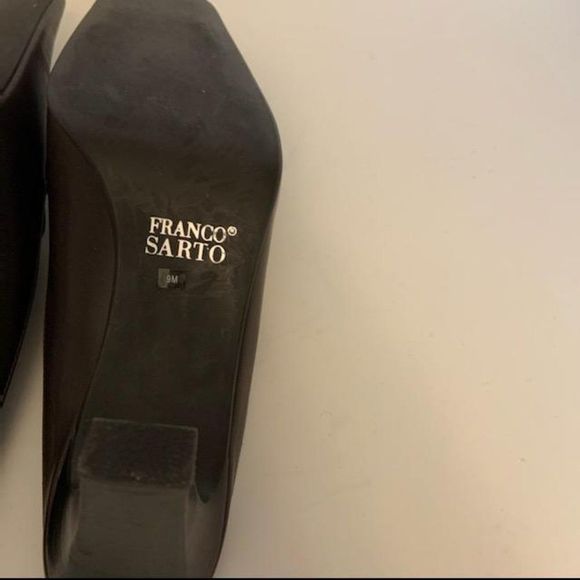 Franco Sarto Brown Leather Slip On Loafers Size 9M - Picture 9 of 9